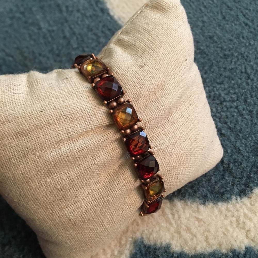 🌈 Copper bracelet with stones